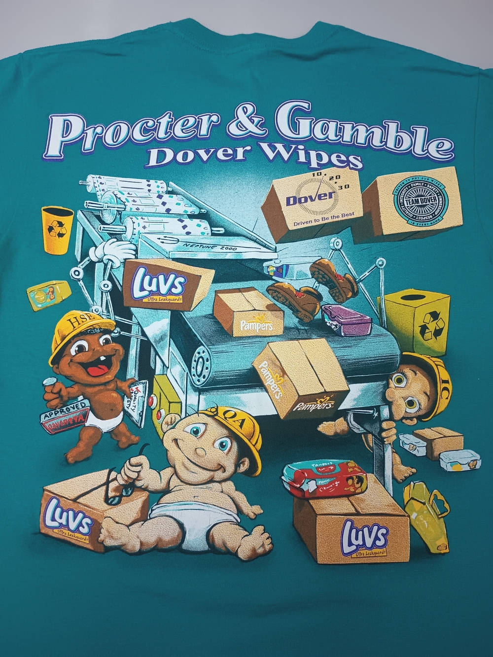 Proctor And Gamble Pampers T Shirt Size S Dover Delaware Graphics Tee